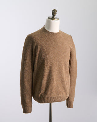 Gran Sasso Wool Acrylic Crewneck Sweater Camel 