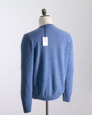 Gran Sasso Wool Acrylic Crewneck Sweater Blue  1