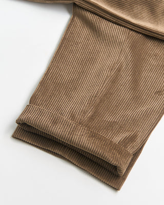 Briglia 1949 Easy Fit Luxury Corduroy Cargo Pants Mocha 2333