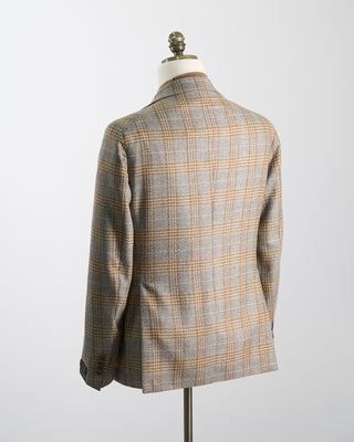 Tagliatore Butterscotch Check Perfect Fit Soft Wool Sport Jacket Grey 1720