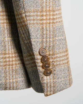 Tagliatore Butterscotch Check Perfect Fit Soft Wool Sport Jacket Grey 1726