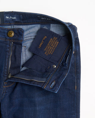 Re HasH Rubens Tailored Fit Classic Denim Jeans Indigo 2102