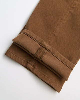 Re HasH Rubens Tailored Fit Superstretch Bull Denim Pants Tobacco 0 2