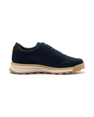 Paul  Shark College Canvas Suede Sneakers Navy 2 3686