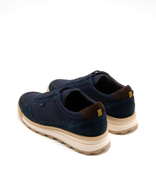 Paul  Shark College Canvas Suede Sneakers Navy 3 3800