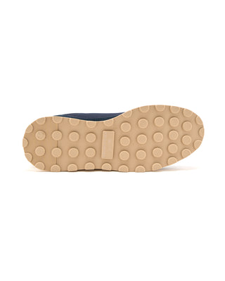 Paul  Shark College Canvas Suede Sneakers Navy 9 3687