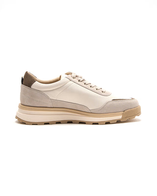 Paul  Shark College Canvas Suede Sneakers Off White 1 3733