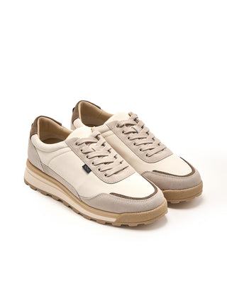 Paul  Shark College Canvas Suede Sneakers Off White 3 3754