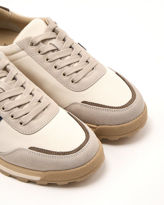 Paul  Shark College Canvas Suede Sneakers Off White 4 3753