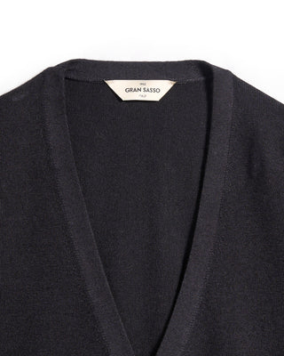 Gran Sasso Vintage Cardigan Anthracite 3 5452