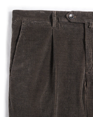 Briglia 1949 Cotton Lyocell Silky Smooth Corduroys Taupe 4 5655