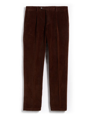 Briglia 1949 Cotton Lyocell Silky Smooth Corduroys Chestnut 2 1 5672