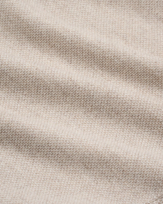 Gran Sasso Birdseye Knit Full Zip Sweater Beige 5 2746