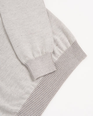 Gran Sasso Double Faced Wool Crewneck Sweater Cream 1 3177