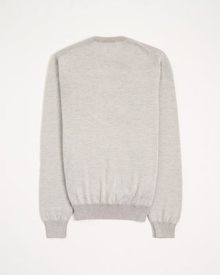 Gran Sasso Double Faced Wool Crewneck Sweater Cream 8 3180