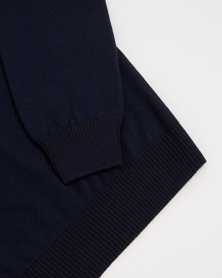 Gran Sasso Double Faced Wool Crewneck Sweater Navy 2 2880
