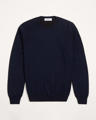 Gran Sasso Double Faced Wool Crewneck Sweater Navy 5 2694