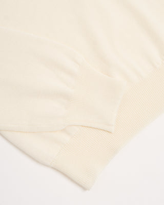 Gran Sasso Mock Neck Wool Sweater Cream 1 3167