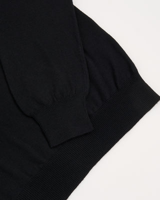 Gran Sasso Mock Neck Wool Sweater Black 1 3132