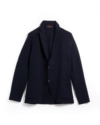 Gran Sasso Rainwool Sweater Blazer Navy 2 6160