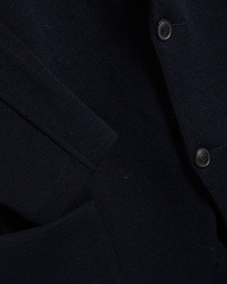 Gran Sasso Rainwool Sweater Blazer Navy 4 6162