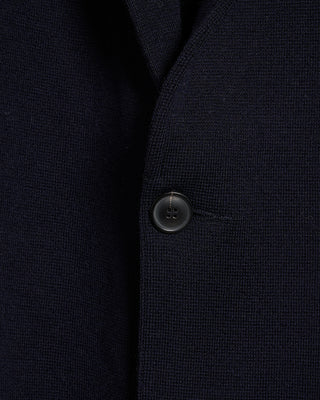 Gran Sasso Rainwool Sweater Blazer Navy 5 6163