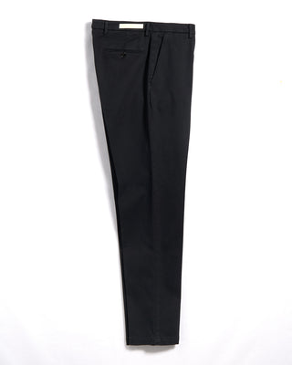 Briglia 1949 Ultrasoft Cotton Modal Twill Casual Pants Black 11 3359