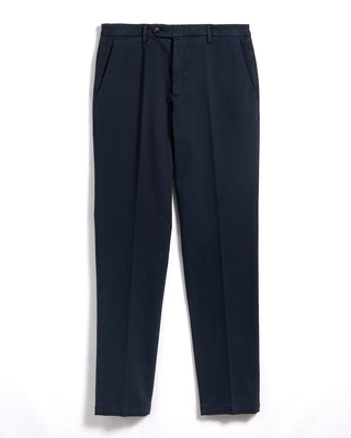 Briglia 1949 Ultrasoft Cotton Modal Twill Casual Pants Navy 10 3342