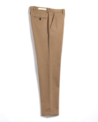 Briglia 1949 Ultrasoft Cotton Modal Twill Casual Pants Tan 13 3363