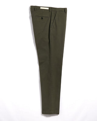 Briglia 1949 Ultrasoft Cotton Modal Twill Casual Pants Olive 1 3348