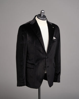 Tagliatore Velvet Soft Dinner Jacket Black 4 5304
