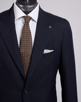 USUB10250R Tagliatore Wool Hopsack Solid Navy Soft Suit Navy 9 2393