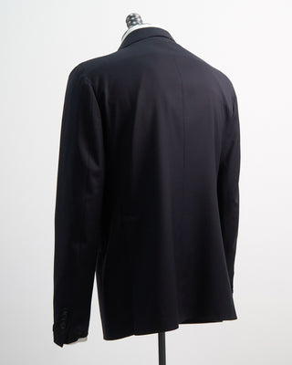 Tagliatore Navy Soft Structured Solid Suit Navy  7