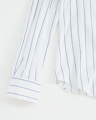 Paul  Shark Pinstripe Jersey Cotton Shirt White 1 1