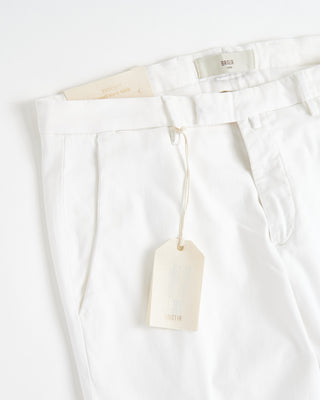 Briglia 1949 Cotton Tencel All Season Twill Casual Pants White 1 1