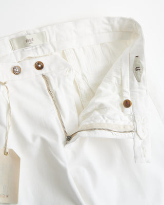 Briglia 1949 Cotton Tencel All Season Twill Casual Pants White 1 3