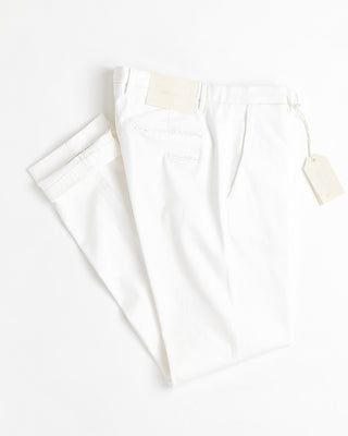 Briglia 1949 Cotton Tencel All Season Twill Casual Pants White 1 6