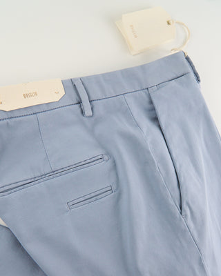 Briglia 1949 Cotton Tencel All Season Twill Casual Pants Light Blue  11