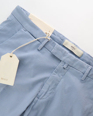 Briglia 1949 Cotton Tencel All Season Twill Casual Pants Light Blue  7