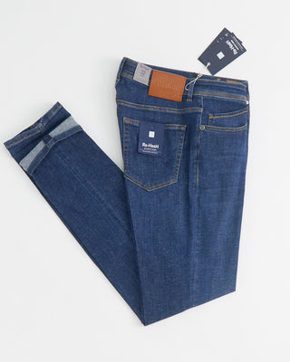 Re HasH Lino Cotone Stretch Summer Denim Jeans Indigo 1 1
