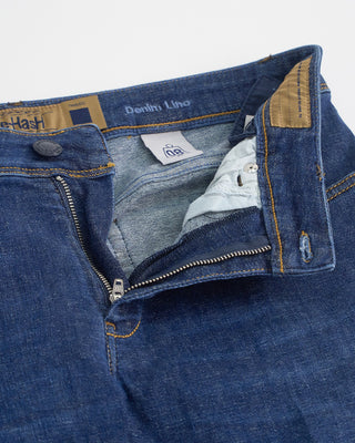 Re HasH Lino Cotone Stretch Summer Denim Jeans Indigo 1 5