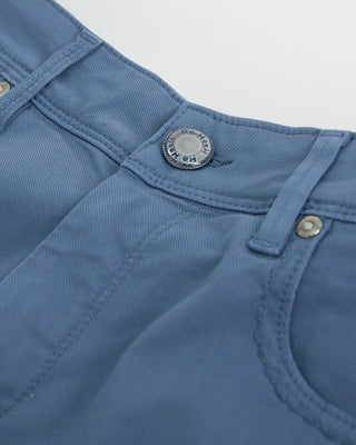 Re HasH Blue Cotton Tencel Lightweight Summer Pants Blue 1 4