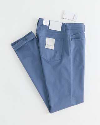 Re HasH Blue Cotton Tencel Lightweight Summer Pants Blue 1 5