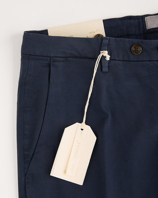 Briglia 1949 Cotton Tencel All Season Twill Casual Pants Navy 5 1117