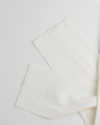 Briglia 1949 Comfort Fit Linen Stretch Summer Trousers White 425