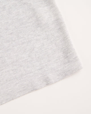 Gran Sasso Linen  Cotton Fine Knit T Shirt Grey 3 1222