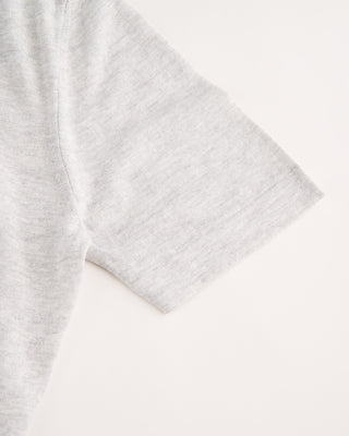 Gran Sasso Linen  Cotton Fine Knit T Shirt Grey 4 1221