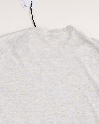 Gran Sasso Linen  Cotton Fine Knit T Shirt Grey 5 1220