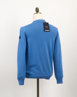 Paul  Shark Shark Tag Garment Dyed Pima Cotton Light Blue 191