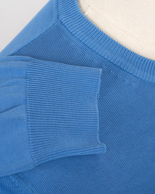 Paul  Shark Shark Tag Garment Dyed Pima Cotton Light Blue 193